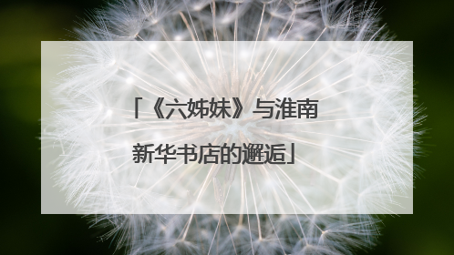 《六姊妹》与淮南新华书店的邂逅