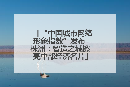 “中国城市网络形象指数”发布 株洲：智造之城擦亮中部经济名片