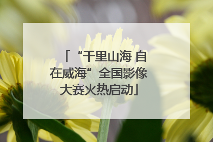 “千里山海 自在威海”全国影像大赛火热启动