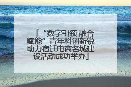 “数字引领 融合赋能”青年科创新锐助力宿迁电商名城建设活动成功举办