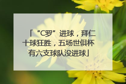 “C罗”进球，拜仁十球狂胜，五场世俱杯有六支球队没进球
