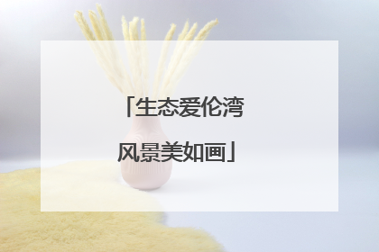 生态爱伦湾 风景美如画