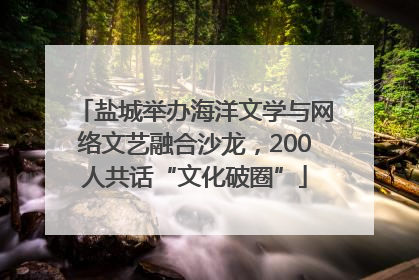 盐城举办海洋文学与网络文艺融合沙龙，200人共话“文化破圈”
