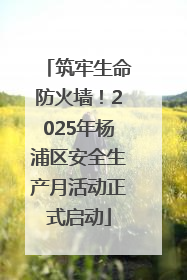 筑牢生命防火墙！2025年杨浦区安全生产月活动正式启动