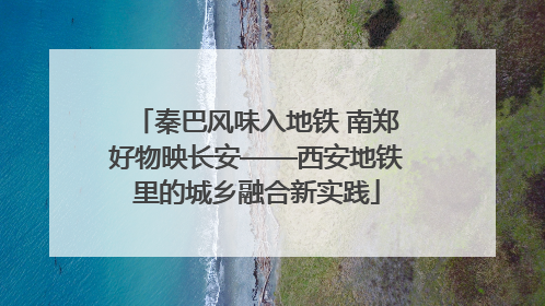 秦巴风味入地铁 南郑好物映长安——西安地铁里的城乡融合新实践