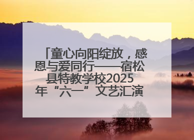 童心向阳绽放，感恩与爱同行——宿松县特教学校2025年“六一”文艺汇演圆满落幕