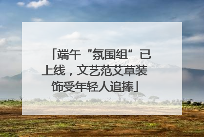端午“氛围组”已上线，文艺范艾草装饰受年轻人追捧