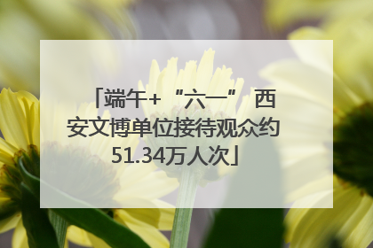 端午+“六一” 西安文博单位接待观众约51.34万人次