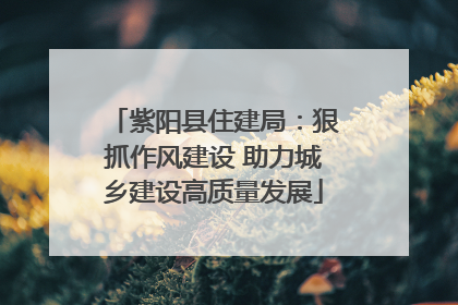 紫阳县住建局：狠抓作风建设 助力城乡建设高质量发展