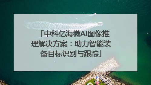 中科亿海微AI图像推理解决方案：助力智能装备目标识别与跟踪