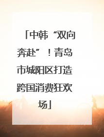中韩“双向奔赴”！青岛市城阳区打造跨国消费狂欢场