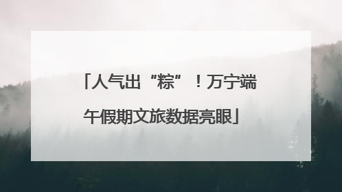 人气出“粽”！万宁端午假期文旅数据亮眼