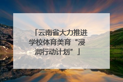 云南省大力推进学校体育美育“浸润行动计划”