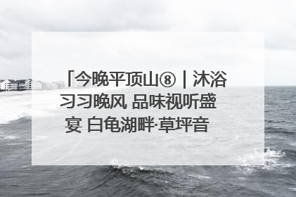 今晚平顶山⑧｜沐浴习习晚风 品味视听盛宴 白龟湖畔·草坪音乐会激情上演