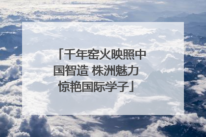 千年窑火映照中国智造 株洲魅力惊艳国际学子
