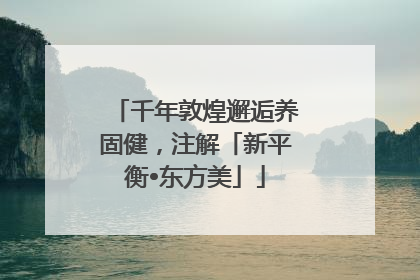 千年敦煌邂逅养固健，注解「新平衡•东方美」