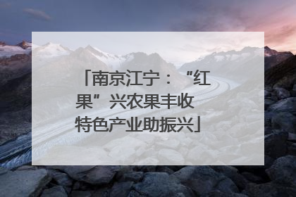 南京江宁：“红果”兴农果丰收 特色产业助振兴