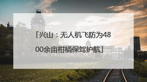 兴山：无人机飞防为4800余亩柑橘保驾护航