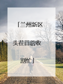 兰州新区头茬苜蓿收割忙