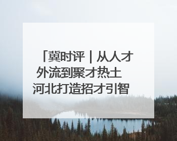 冀时评｜从人才外流到聚才热土 河北打造招才引智“强磁场”