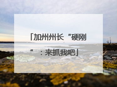 加州州长“硬刚”：来抓我吧