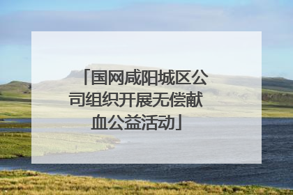 国网咸阳城区公司组织开展无偿献血公益活动