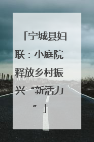 宁城县妇联：小庭院释放乡村振兴“新活力”