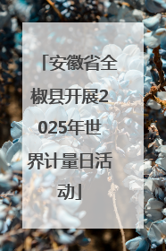 安徽省全椒县开展2025年世界计量日活动