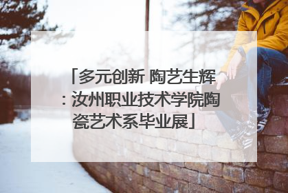 多元创新 陶艺生辉：汝州职业技术学院陶瓷艺术系毕业展