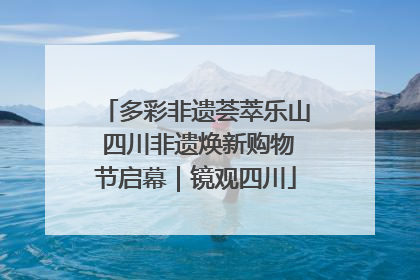 多彩非遗荟萃乐山 四川非遗焕新购物节启幕｜镜观四川