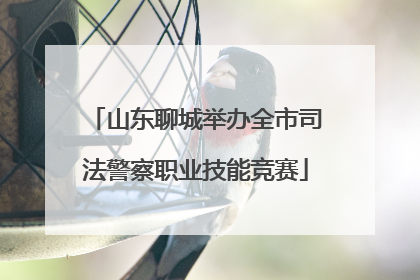 山东聊城举办全市司法警察职业技能竞赛