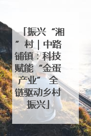 振兴“湘”村｜中路铺镇：科技赋能“金蛋产业” 全链驱动乡村振兴