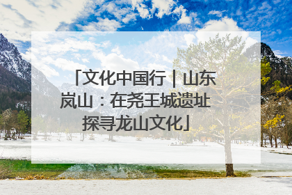 文化中国行｜山东岚山：在尧王城遗址探寻龙山文化
