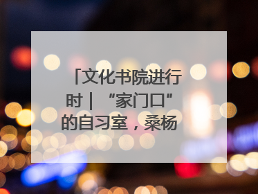 文化书院进行时｜“家门口”的自习室，桑杨社区织就15分钟学习生活圈