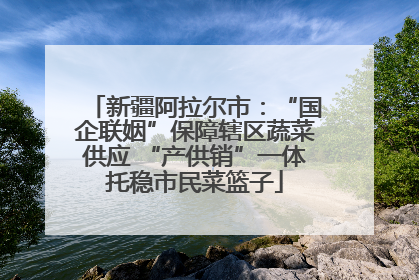 新疆阿拉尔市：“国企联姻”保障辖区蔬菜供应 “产供销”一体托稳市民菜篮子