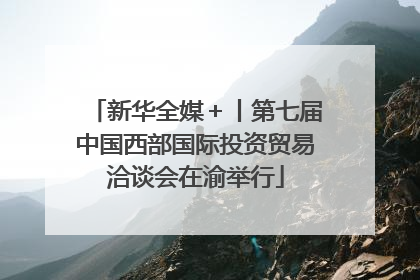 新华全媒＋丨第七届中国西部国际投资贸易洽谈会在渝举行