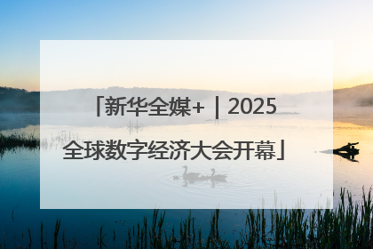 新华全媒+｜2025全球数字经济大会开幕
