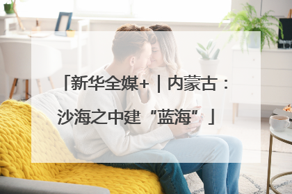 新华全媒+｜内蒙古：沙海之中建“蓝海”