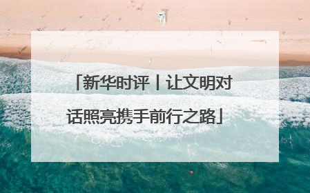 新华时评丨让文明对话照亮携手前行之路