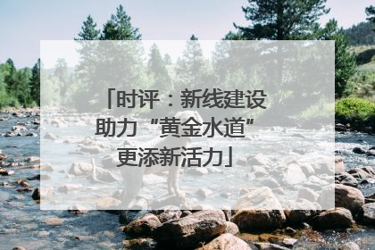 时评：新线建设助力“黄金水道”更添新活力