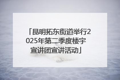 昆明拓东街道举行2025年第二季度楼宇宣讲团宣讲活动