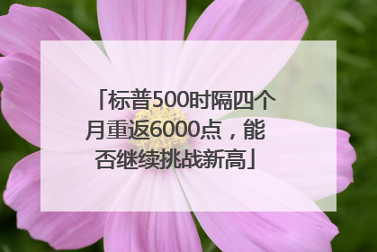 标普500时隔四个月重返6000点，能否继续挑战新高