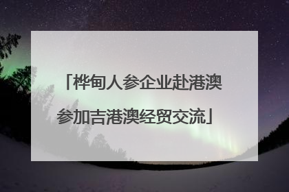 桦甸人参企业赴港澳参加吉港澳经贸交流