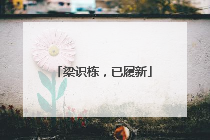 梁识栋，已履新