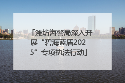 潍坊海警局深入开展“碧海蓝盾2025”专项执法行动