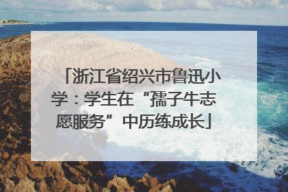 浙江省绍兴市鲁迅小学：学生在“孺子牛志愿服务”中历练成长