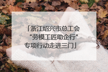 浙江绍兴市总工会“劳模工匠助企行”专项行动走进三门