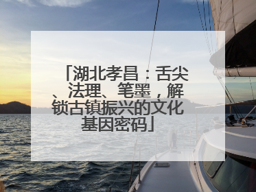 湖北孝昌：舌尖、法理、笔墨，解锁古镇振兴的文化基因密码