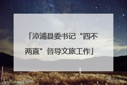 漳浦县委书记“四不两直”督导文旅工作