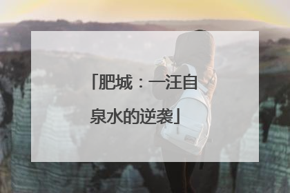 肥城：一汪自泉水的逆袭